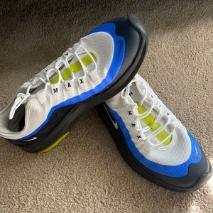 Nike air max-blue, yellow, black, white